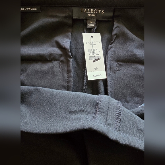 Talbots Black Wide Leg Pants - Picture 6 of 13